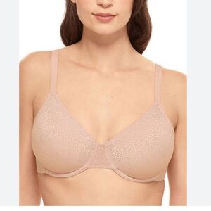 Wacoal 855303‎ Back Appeal Underwire Full Coverage Bra in Rose Dust Size 38C